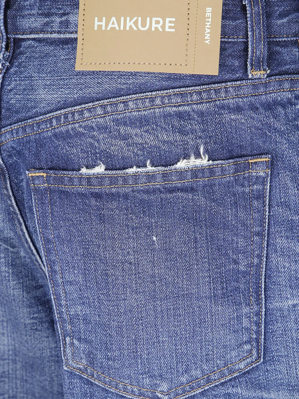Haikure Bethany gerafelde jeans Blauw