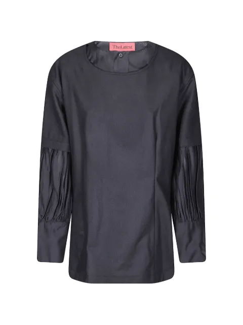 THELATEST Erin balloon-sleeve blouse