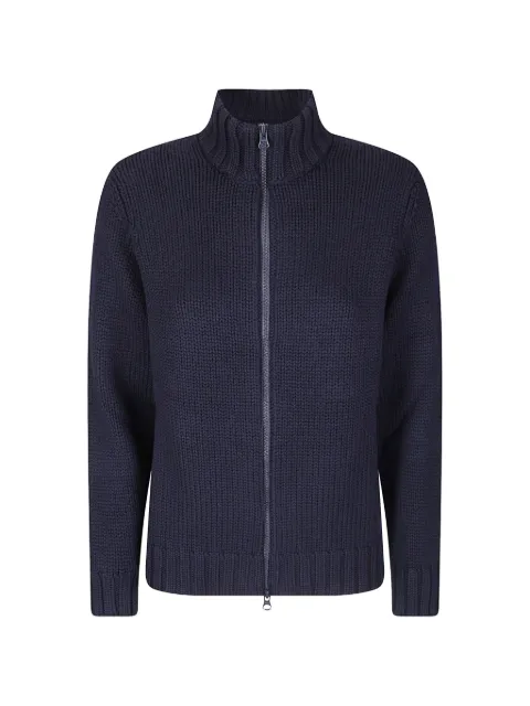 Labo Art Monte ribbed-knit zip-up cardigan