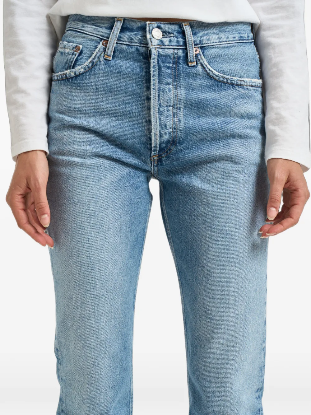 AGOLDE Straight jeans Blauw