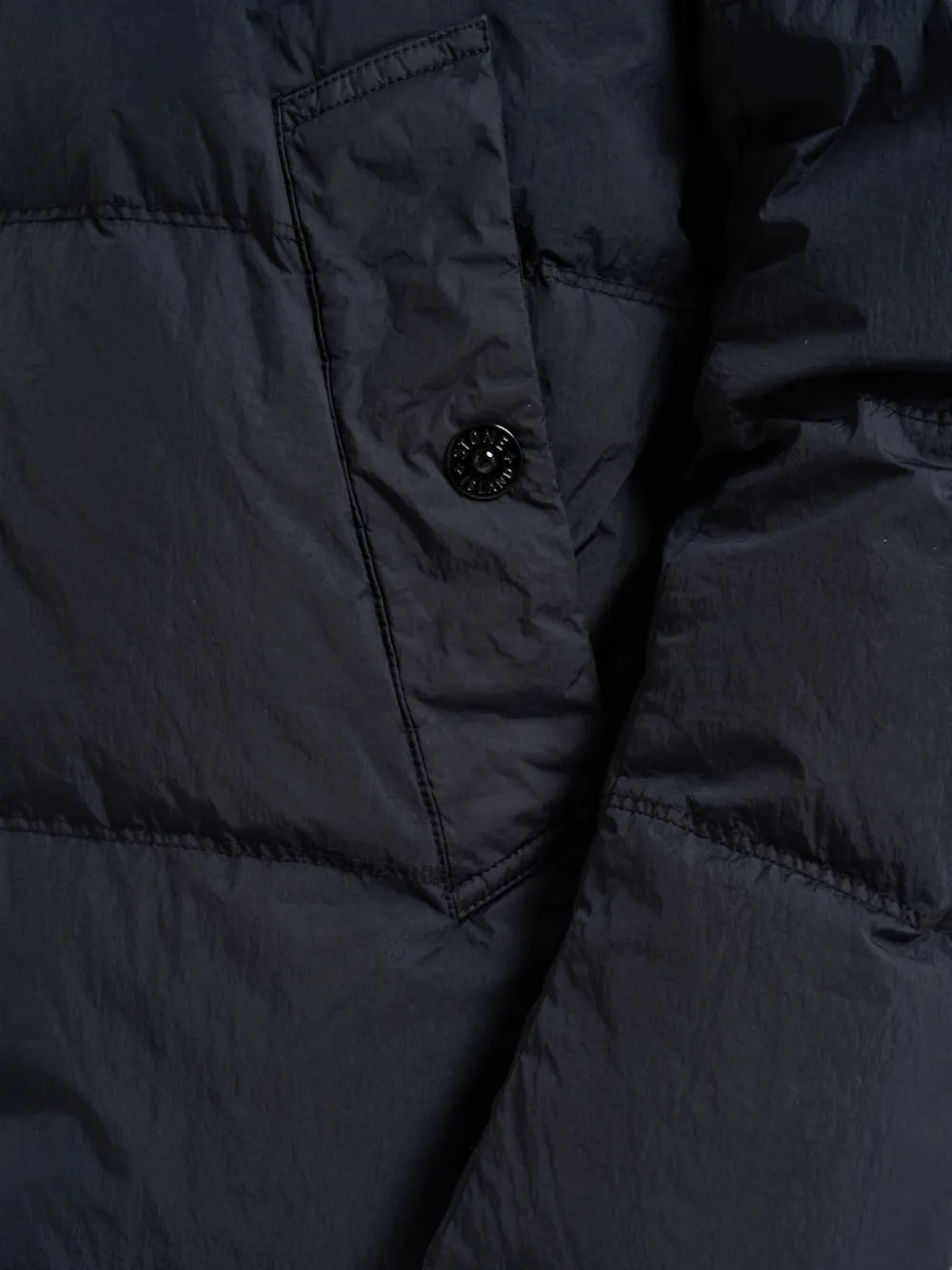 Stone Island 4100037 Reps NY windbestendig donsjack met anti-drop Blauw