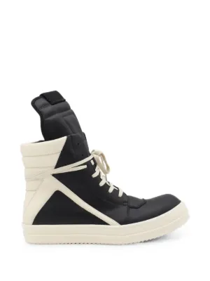Rick Owens Geobasket ハイカットスニーカー | ブラック | FARFETCH JP