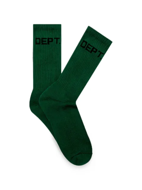 GALLERY DEPT. logo-print ribbed socks