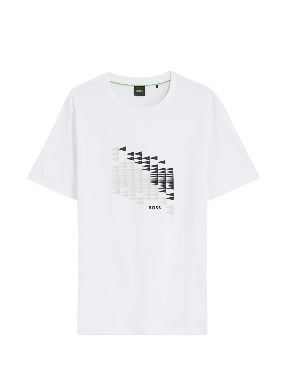 BOSS Network Flag graphic-print T-shirt - Bianco