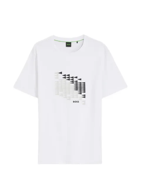BOSS Network Flag graphic-print T-shirt