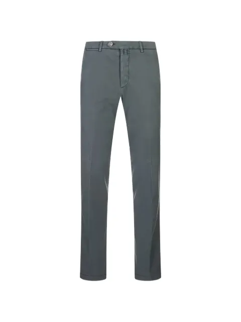 Kiton logo-patch straight-leg trousers