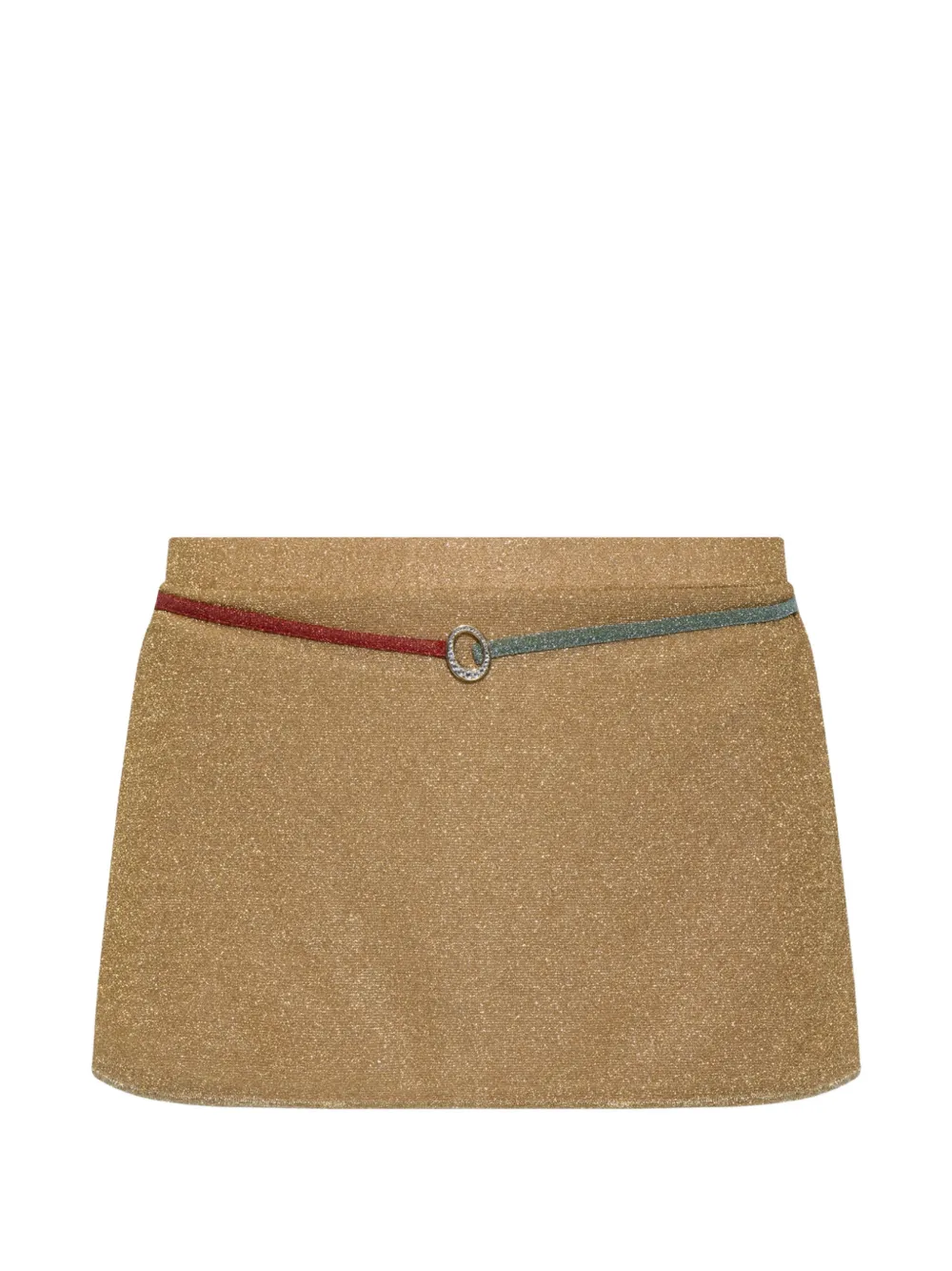 Oséree Minirock mit Lurex-Detail - Gold