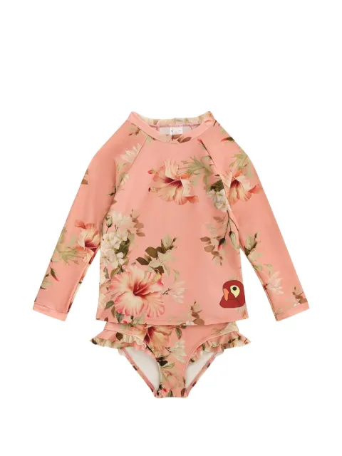 ZIMMERMANN Kids Costume da bagno Mahon a fiori