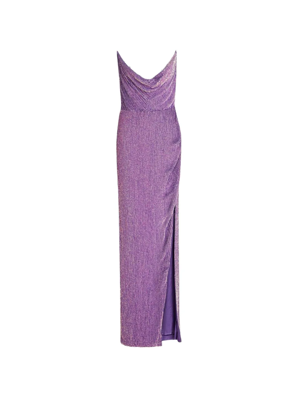Retroféte Katya Sequin-embellished Gown Maxi Dresse In Purple