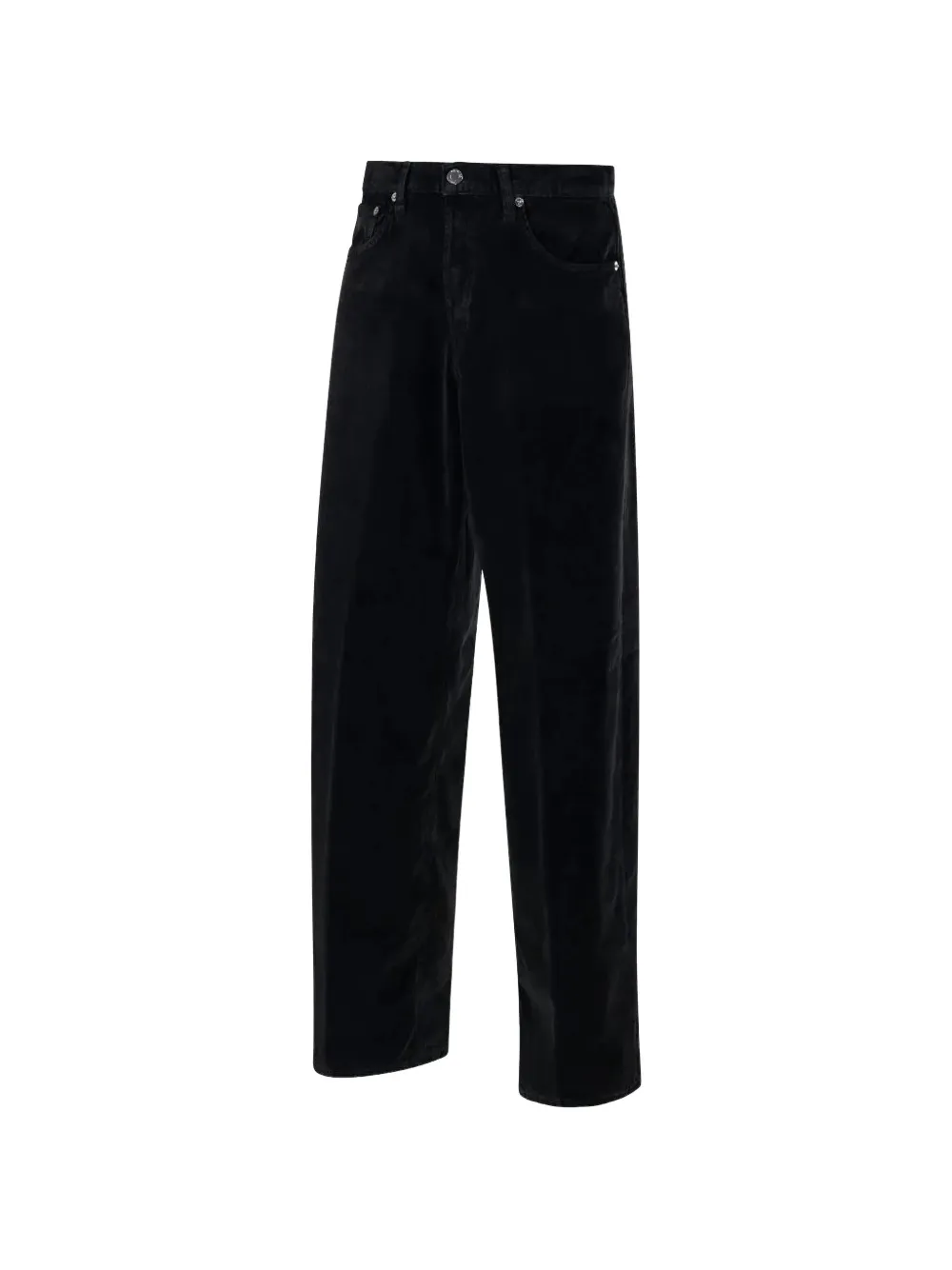 Haikure Jeans met riemlussen Zwart