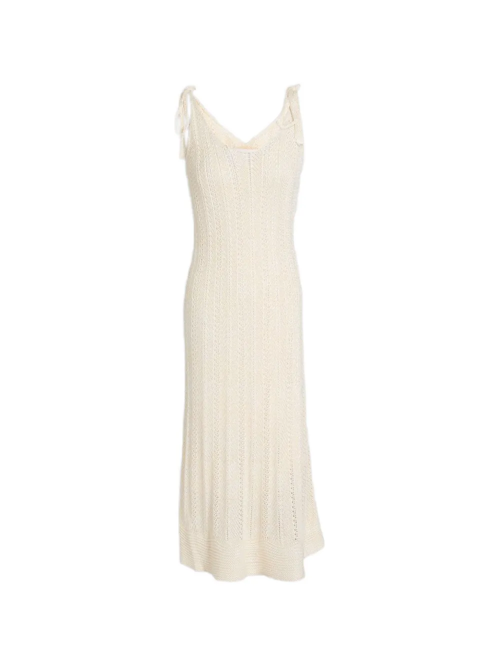 Zimmermann Crochet-knit Midi Dress In White