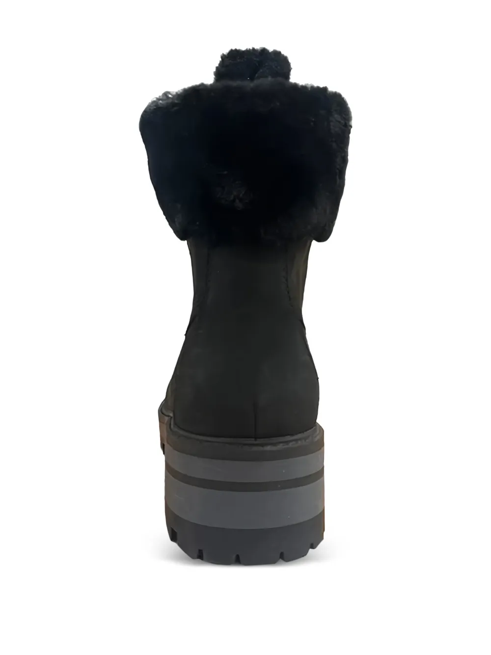 Timberland Courmayeur Valley shearling-trim ankle boots Zwart