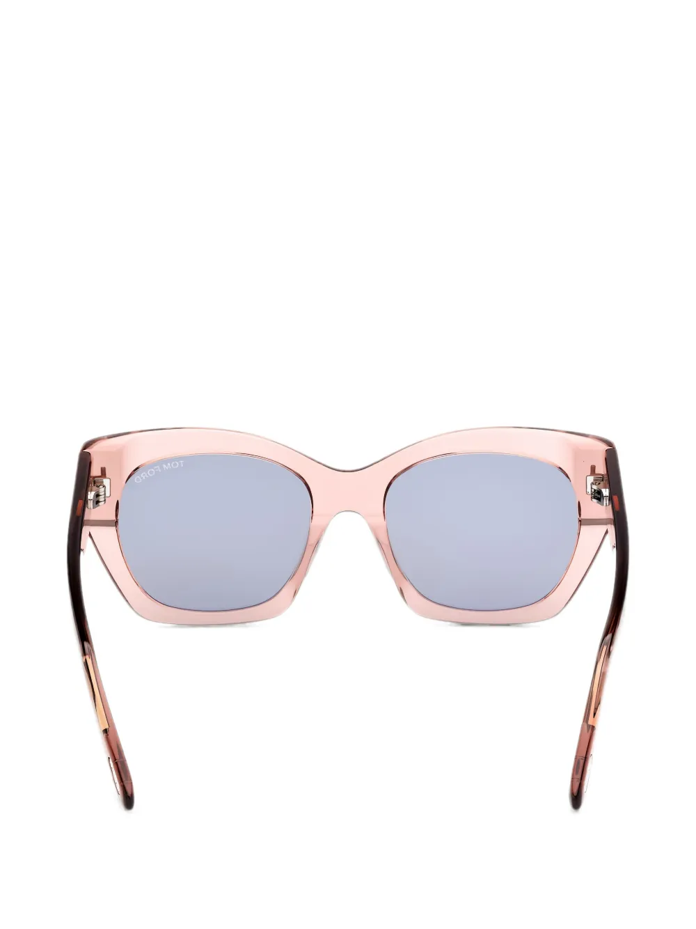 TOM FORD Eyewear Joni zonnebril met vierkant montuur Roze
