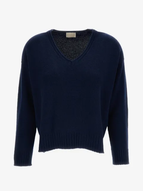 Drumohr jersey con cuello en V