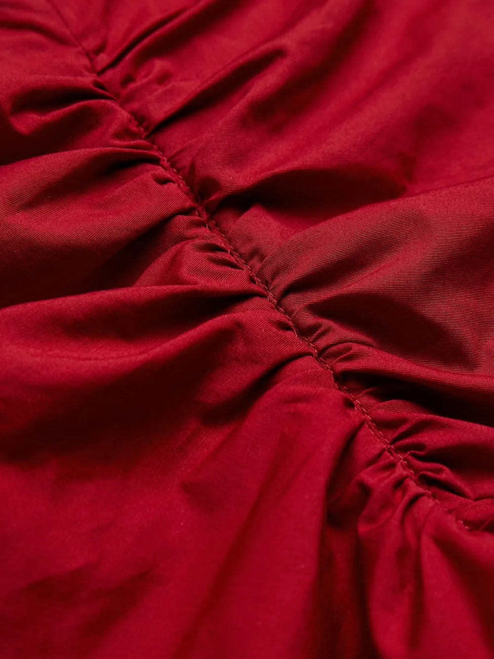 STAUD Bellaria blouse Rood