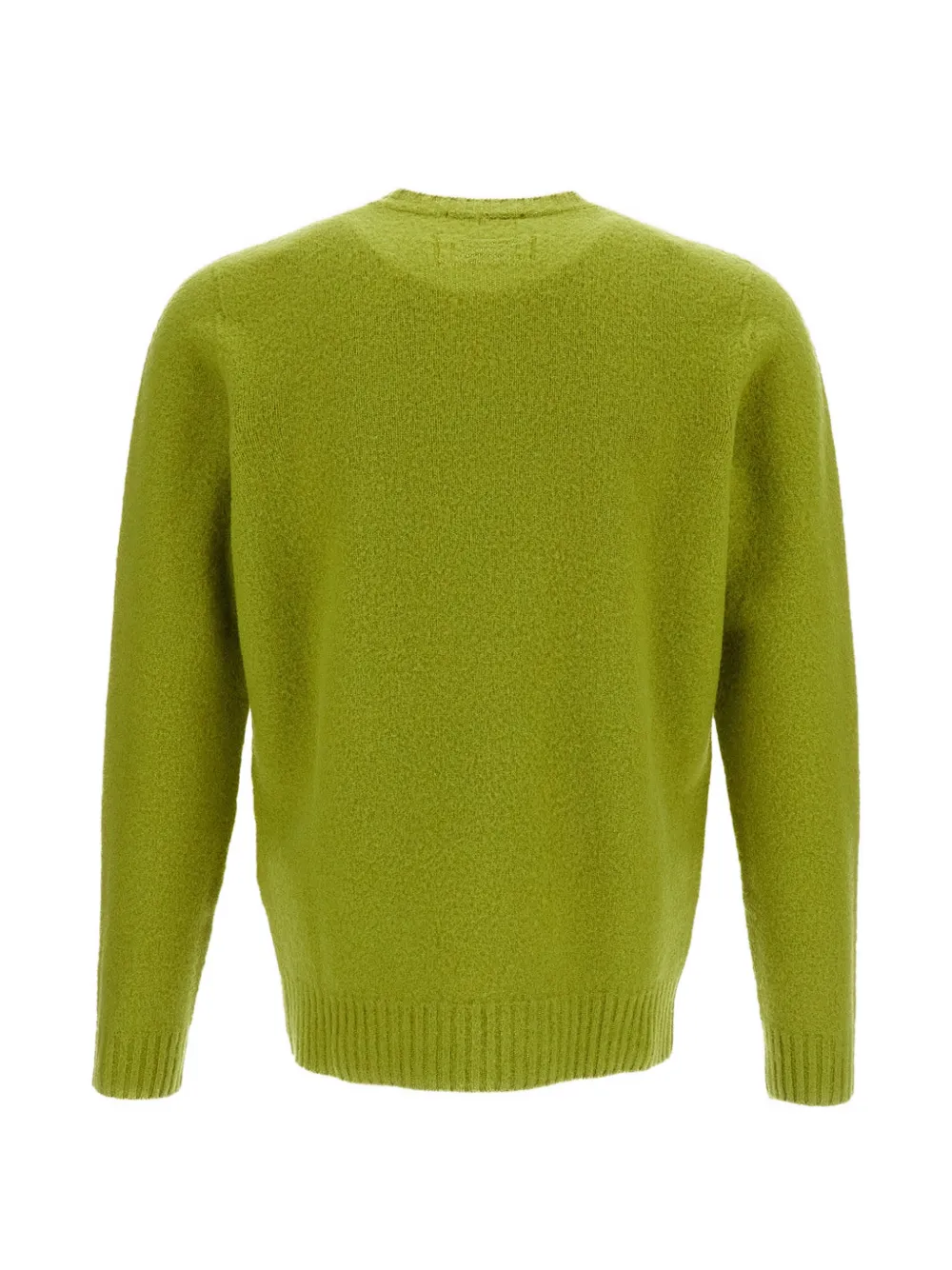 Drumohr Geribbelde wollen sweater Groen