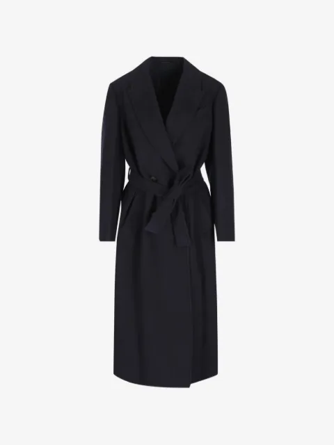 Brunello Cucinelli double-breasted belted coat