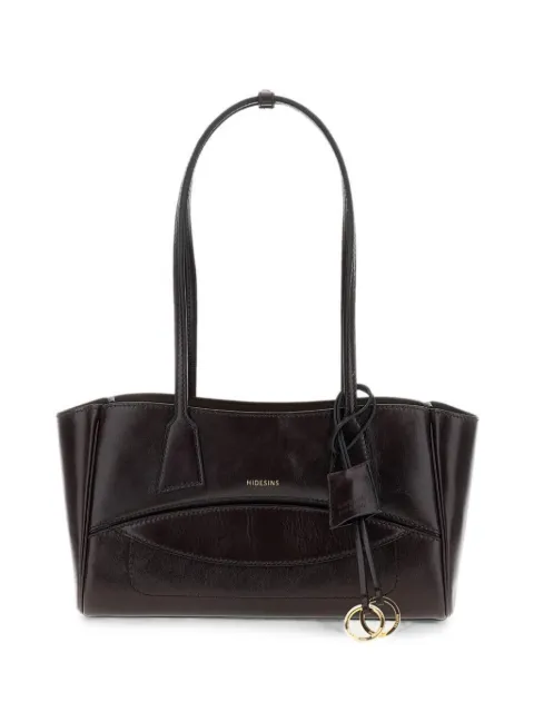 HIDESINS small crinkled-leather tote bag