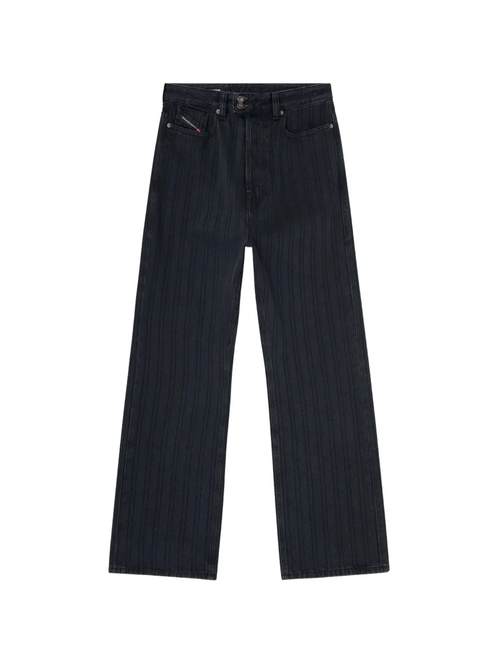 Diesel Jeans 1980 D-Eeper taglio comodo con vita regolare - Nero