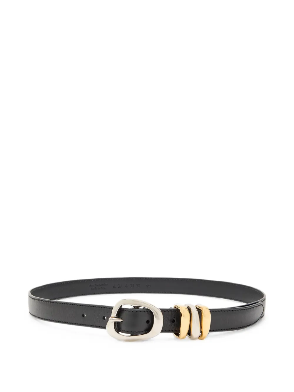 Amanu The Tugela leather belt - Nero