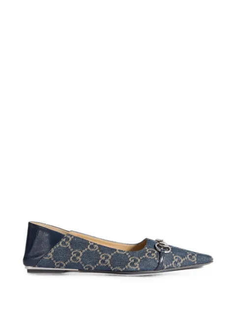 Gucci Vittoria GG canvas ballet flats