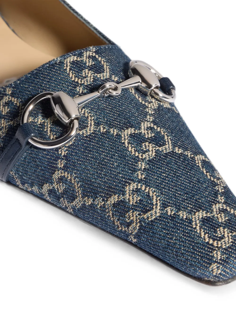 Gucci Vittoria GG canvas ballet flats Blauw