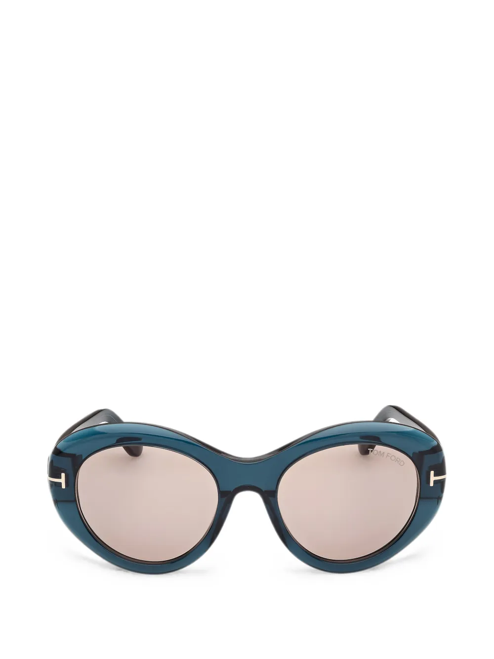 TOM FORD Occhiali da sole tondi Elodie-02 - Blu
