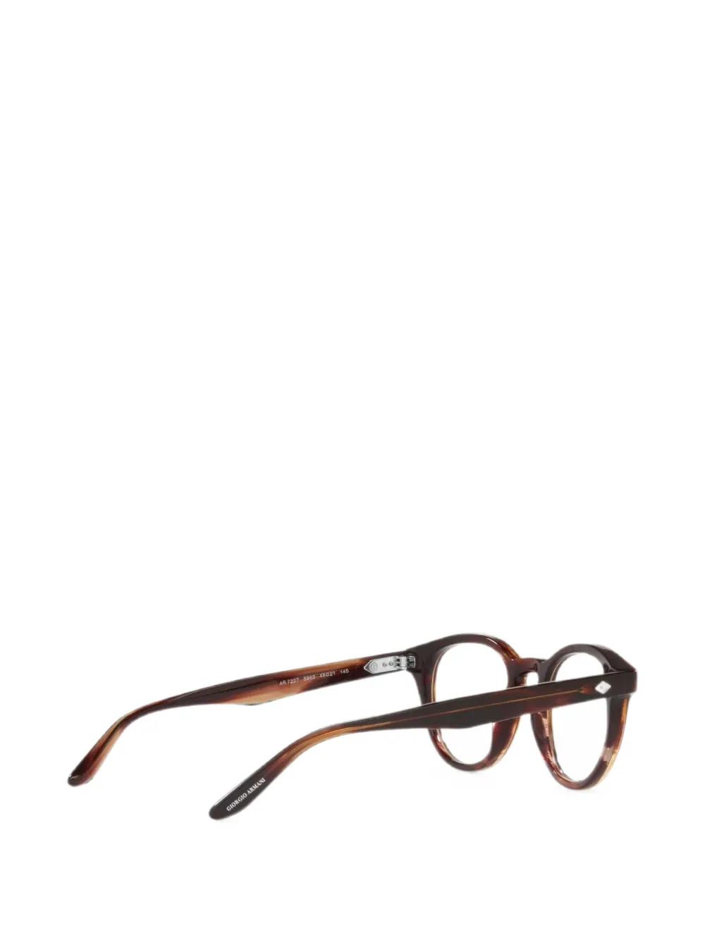 Giorgio Armani Bril met rond montuur Bruin