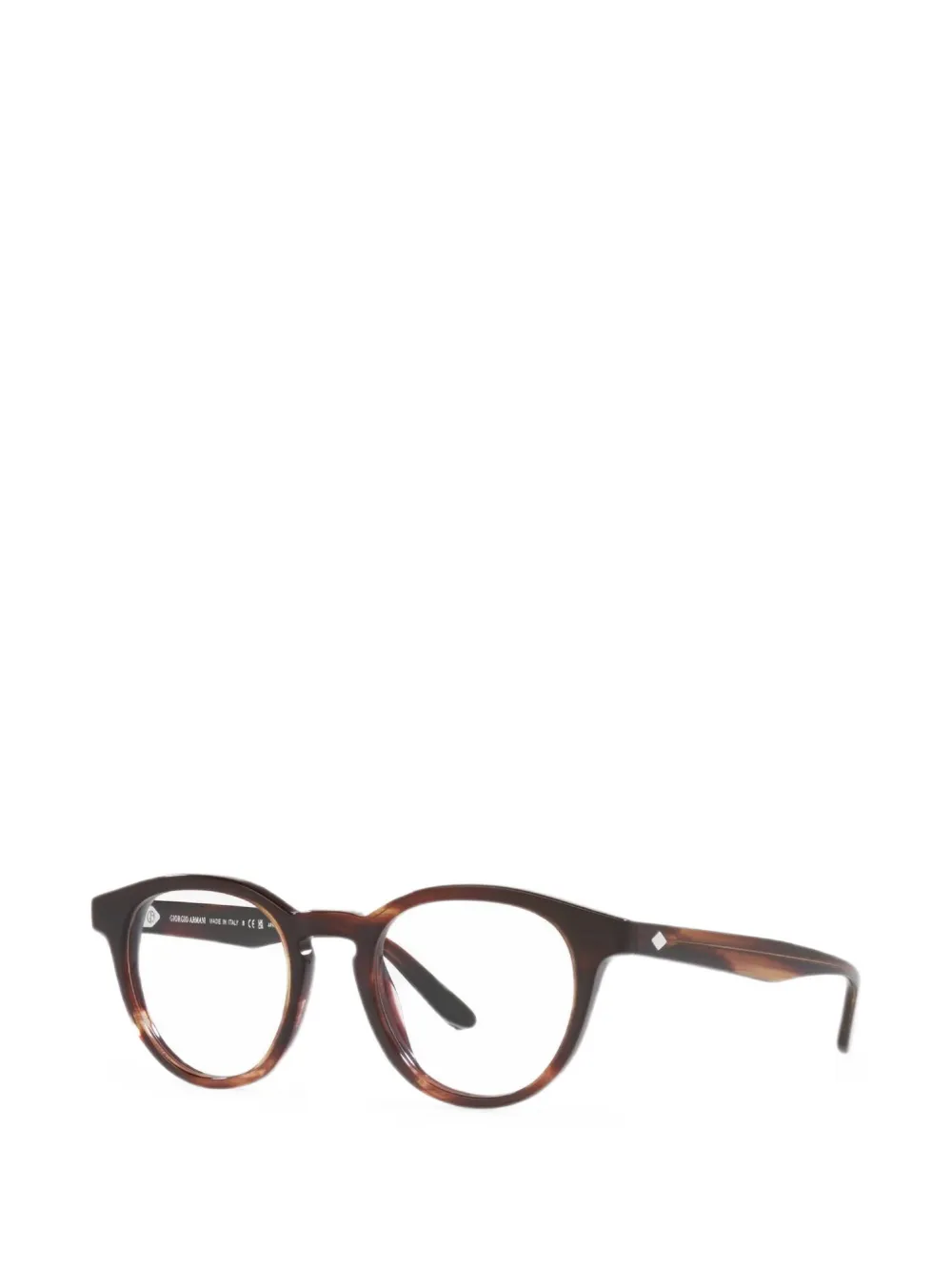 Giorgio Armani Bril met rond montuur Bruin