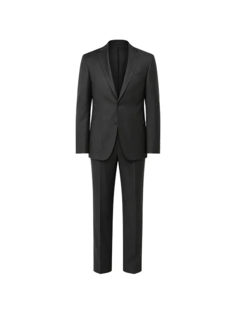Corneliani costume en laine à veste à simple boutonnage