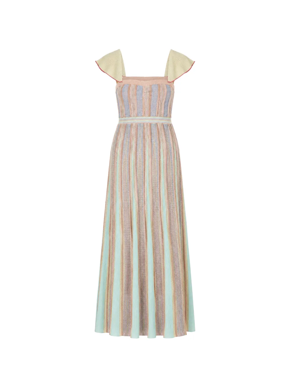 Forte Forte pleated maxi dress - Pink