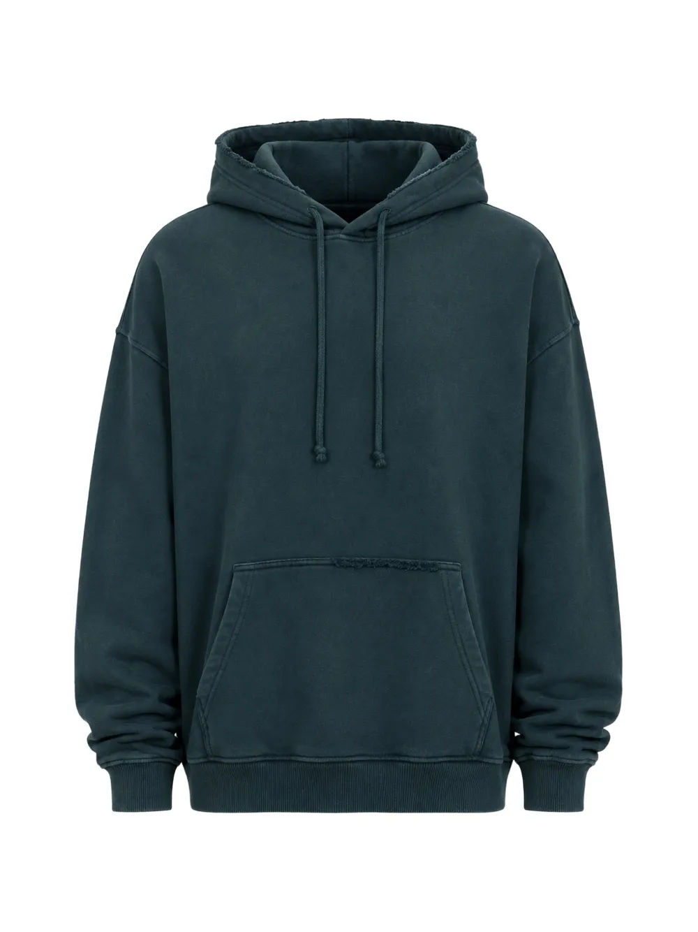 Diesel hoodie with rips and crystal details - Green