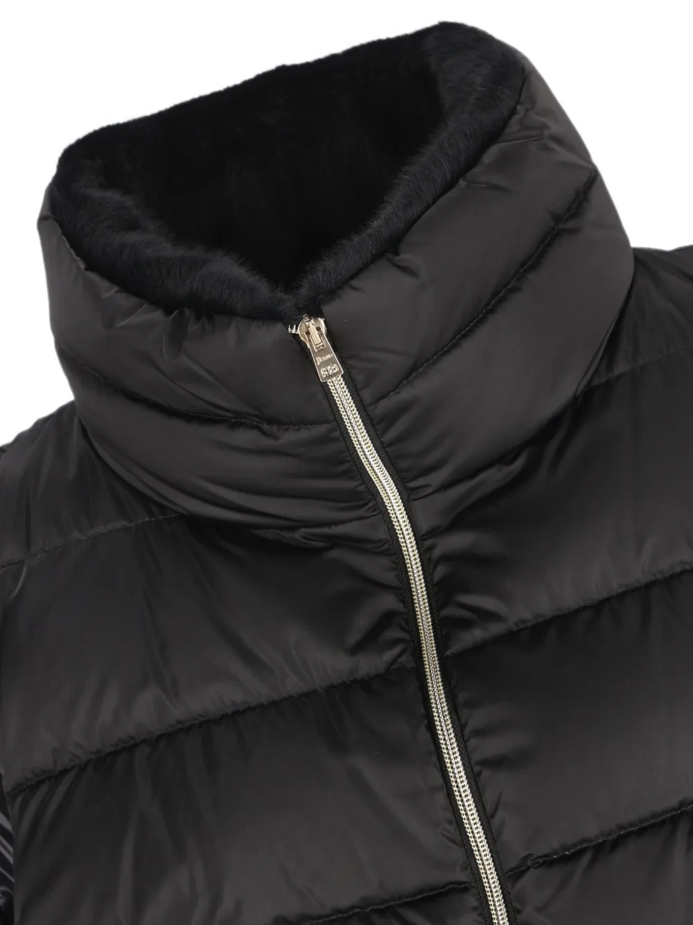 Herno Bodywarmer met hoge hals Zwart