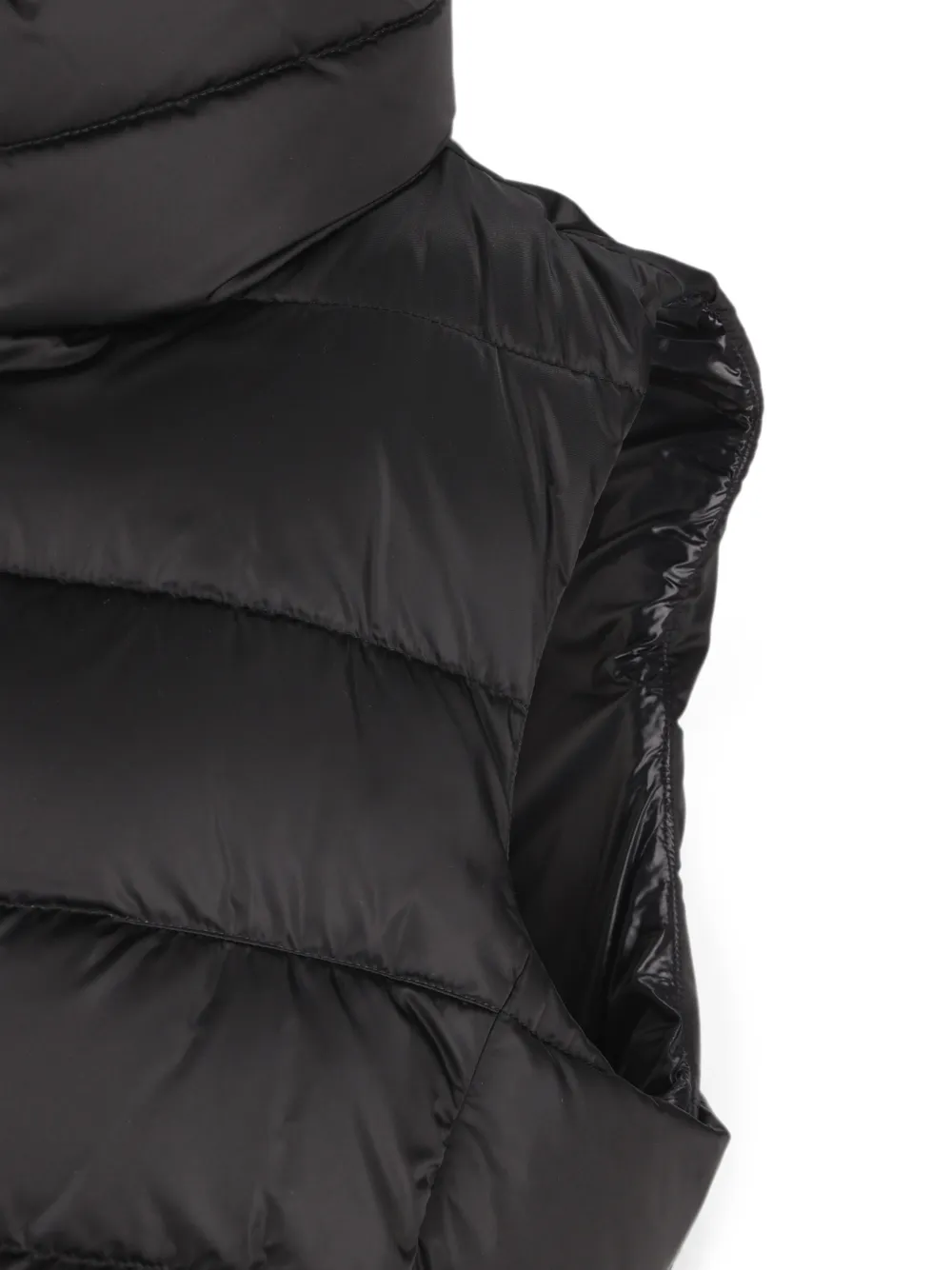 Herno Bodywarmer met hoge hals Zwart