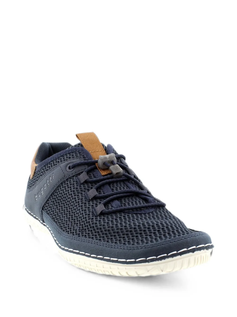 Bugatti mesh-panel toggle-fastening sneakers Blauw