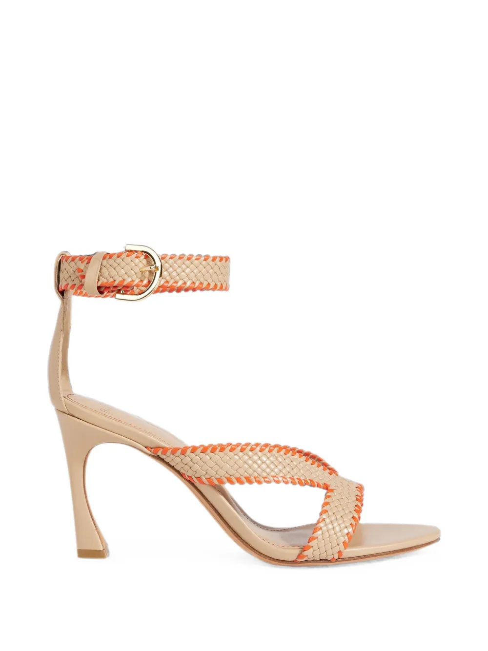Alexandre Birman Giorgia woven leather sandals - Toni neutri