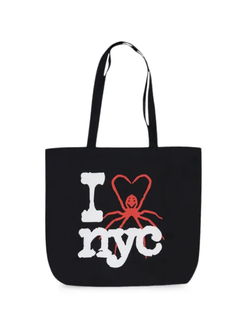 SP5DER graphic-print tote bag