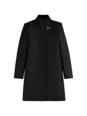 FAY ARCHIVE lobster-clasp Wool Coat | Black | FARFETCH