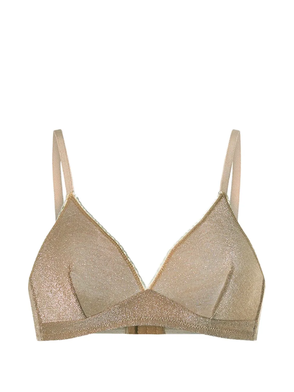 MOMONÌ Tutu triangle bra - Toni neutri