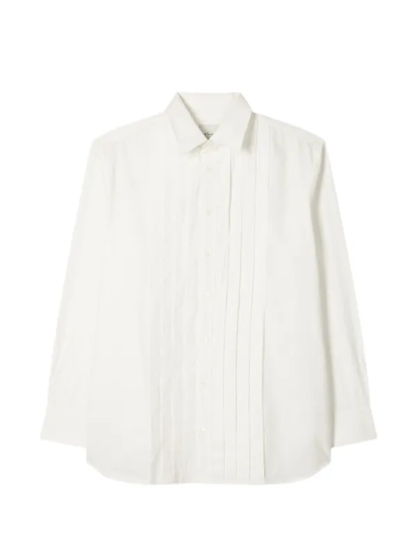 Paul Smith プリーツフロント シャツ | ホワイト | FARFETCH JP