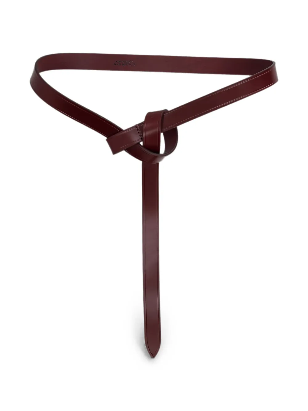 ISABEL MARANT Lecce leather belt - Rot