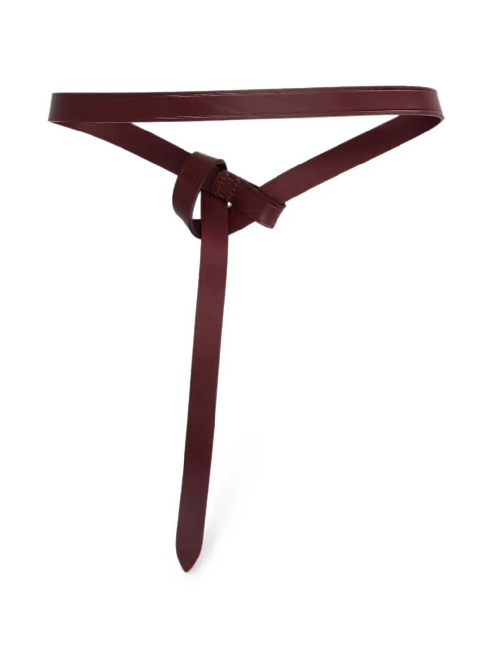 ISABEL MARANT Lecce leren riem Rood