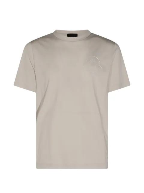 Moncler three-dimensional logo cotton T-shirt