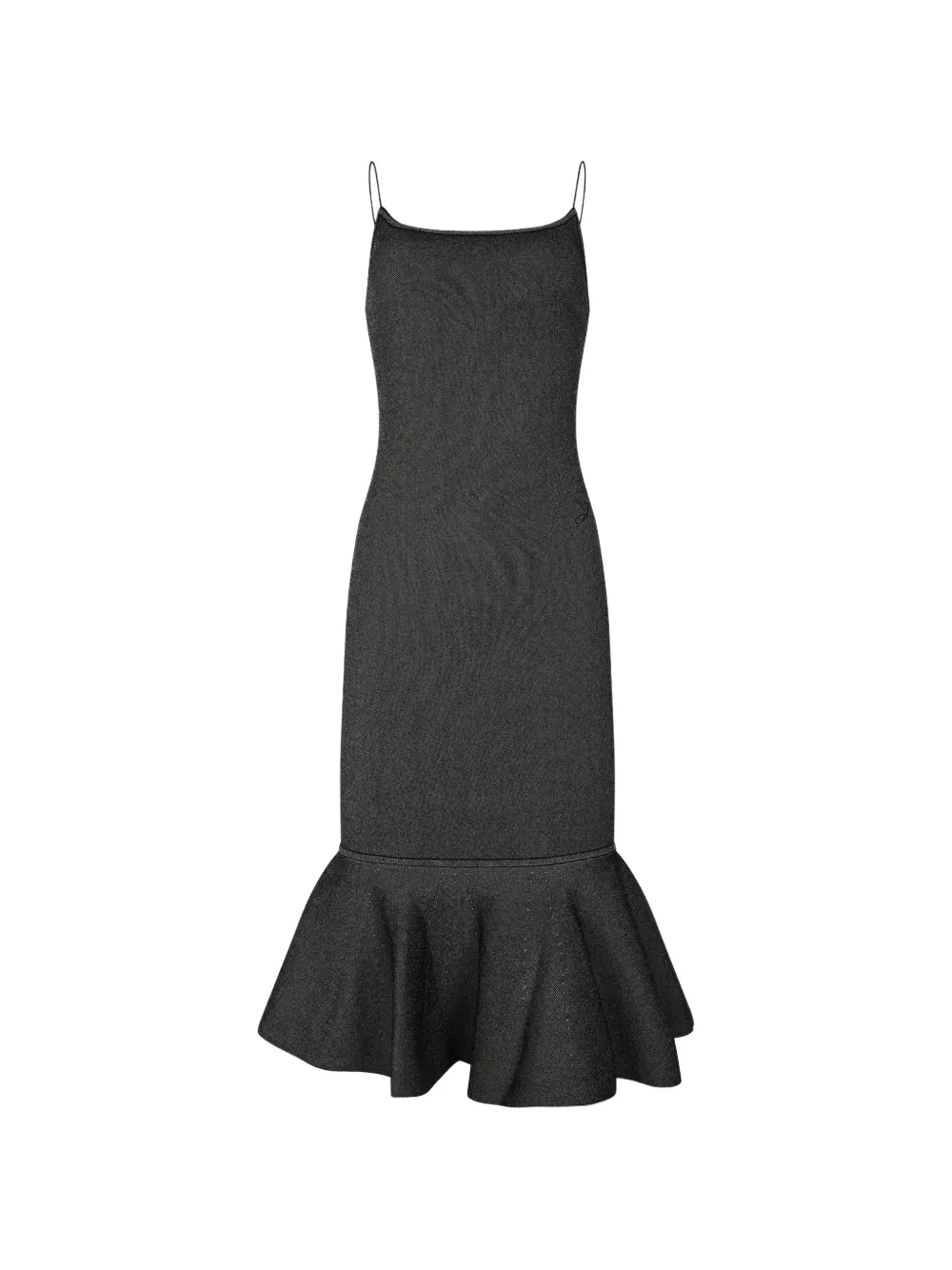 Jacquemus Pina spaghetti-strap midi dress - Grau