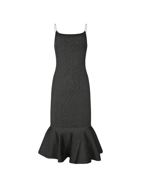 holzweiler knit dress Women's Cenci Crochet in Sand Mix Holzweiler Color:WASHED-BLACK main image 0