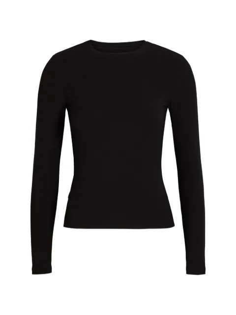 Tala ribbed-knit long-sleeves top