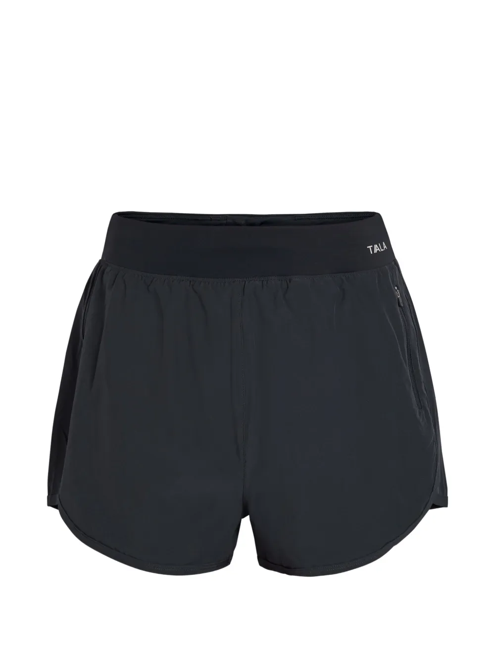 Tala logo-print zip-pocket shorts - Blu