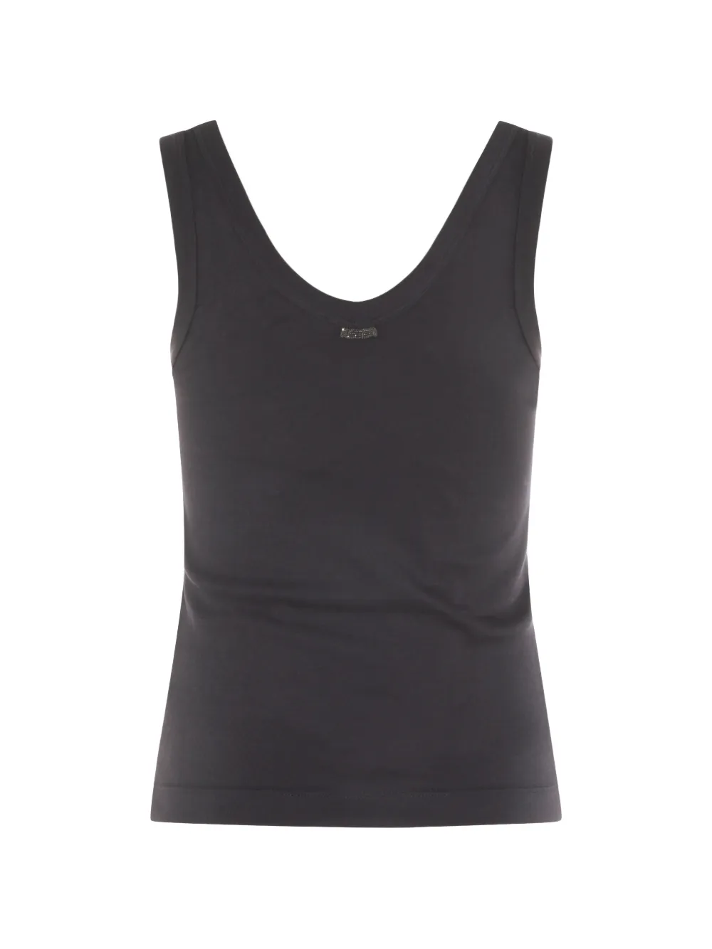 Brunello Cucinelli ribbed-knit tank top Grijs