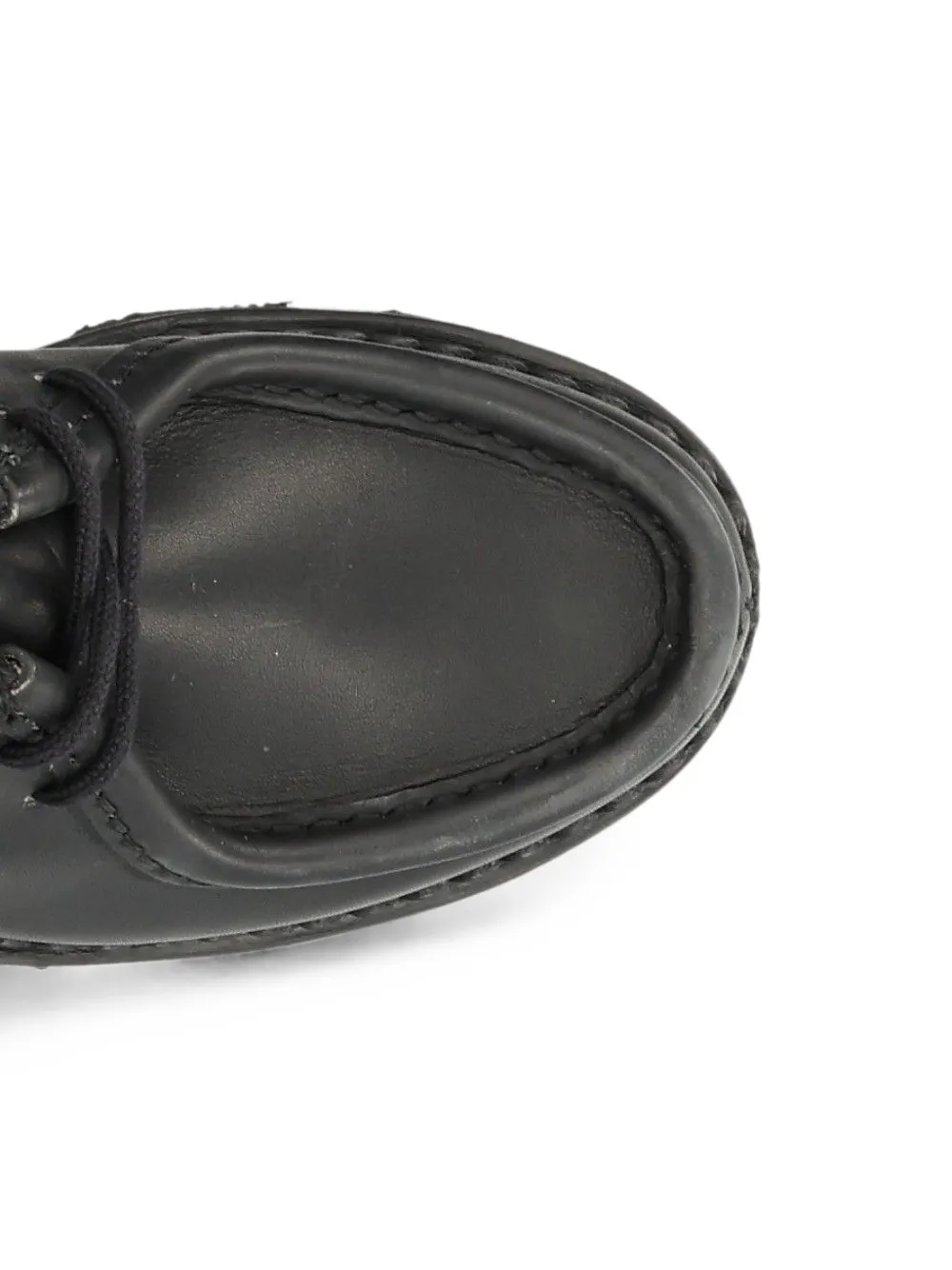 Paraboot Michael contrast-stitch derby shoes Zwart