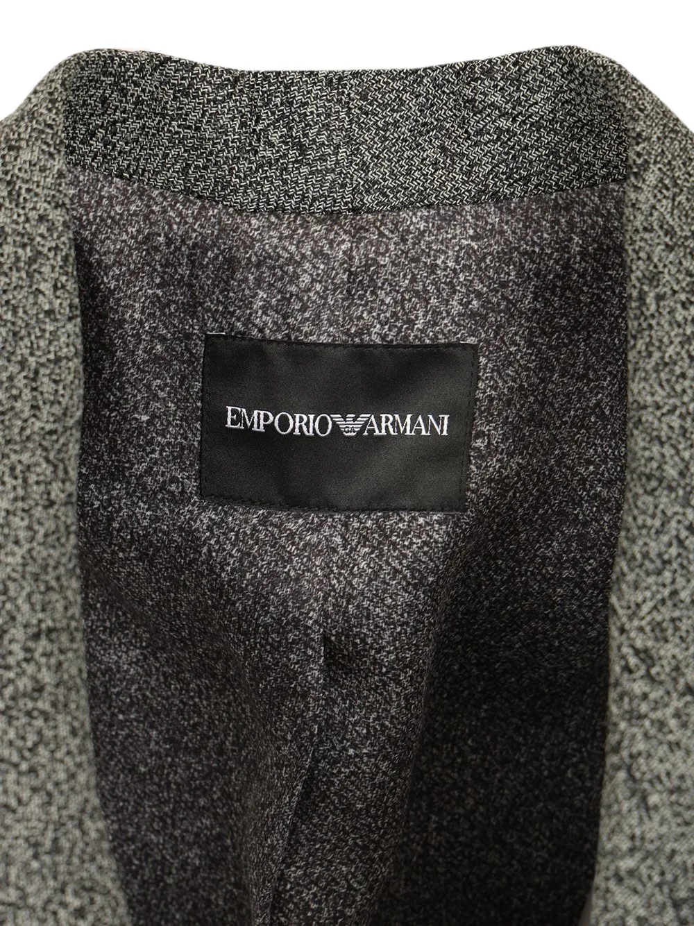 Emporio Armani Blazer met dubbele rij knopen Grijs